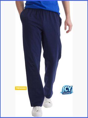 Cotton Lounge Pants with Pockets, Sweatpants for Men